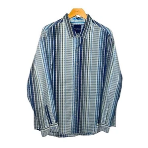 Tommy Bahama Mens Blue XL Camp Shirt Long Sleeve Button Up Party Beach Preppy - Picture 1 of 10