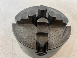 6" Chuck 4 Jaw Lathe Chuck, Pratt, Reversible Jaws, Independent - Picture 1 of 12