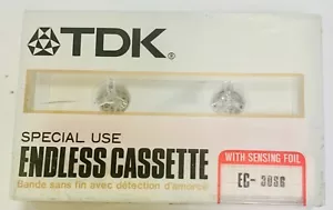 TDK Special Use Endless EC-30SG Sensing Foil Audio Cassette Tape NEW SEALED - Picture 1 of 3