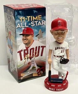 Mike Trout 2024 Los Angeles Angels 2-Time All Star MVP Bobble SGA Bobblehead - Bild 1 von 3