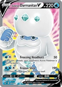 Pokemon Vivid Voltage Galarian Darmanitan V 169/185 Ultra Rare - Bild 1 von 3