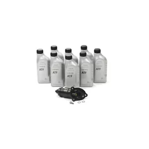 Original Audi ATF Multitronic Hydraulic Transmission Oil Filter 8 Liter Transmission Oil OEM - Picture 1 of 2