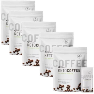 5 pezzi funziona! Keto Caffè Sacchetto 15 Confezioni Con Olio MCT E Nuovo Sigillato - Foto 1 di 10
