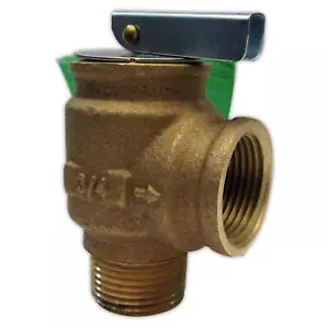 Ersatz für Jandy Heizungen 3/4""M x 3/4""F Sicherheitsentlastungsventil 75 PSI Bronze - Bild 1 von 1