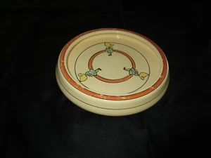 Vtg. ROSEVILLE CREAMWARE Pottery SUNBONNET GIRL Youth or Baby DISH--7 1/2" Dia. - Picture 1 of 7