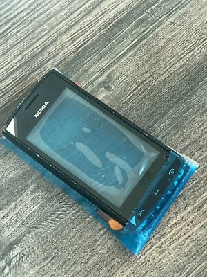 Genuine Nokia Asha 500 Housing cover Digitizer black - Image 1 of 4