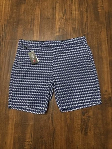 Pantalones Cortos de Golf RLX Ralph Lauren Calce A Medida Elastizados Popelina Azul Marino Para Hombre 38 nuevos con Etiquetas - Imagen 1 de 11
