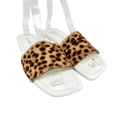 Sandalias para mujer Stuart Weitzman con estampado animal pelo de becerro talla 4,5 B Foto 1 de 4