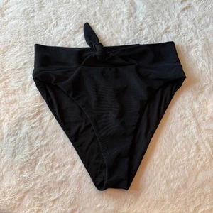 Nuovo! Beach Riot Emma bikini fondo nero a costine 45542 - Foto 1 di 12