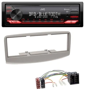 JVC DAB MP3 Bluetooth USB Autoradio für Fiat Multipla 186 1999-2010 grau - Bild 1 von 7