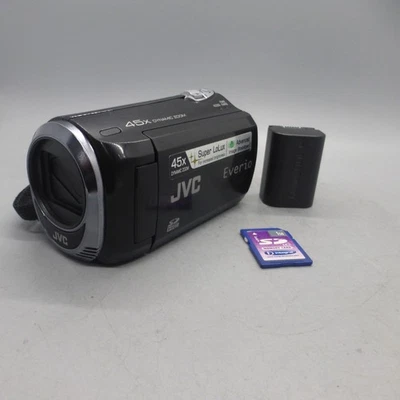 JVC Everio GZ-MS110BEK Handheld High Definition HDD Camcorder Black Tested - Image 1 of 4