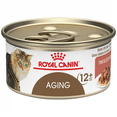 Royal Canin Feline Health Nutrition Aging 12+ Thin Slices In Gravy Wet Cat Food - Image 1 of 4