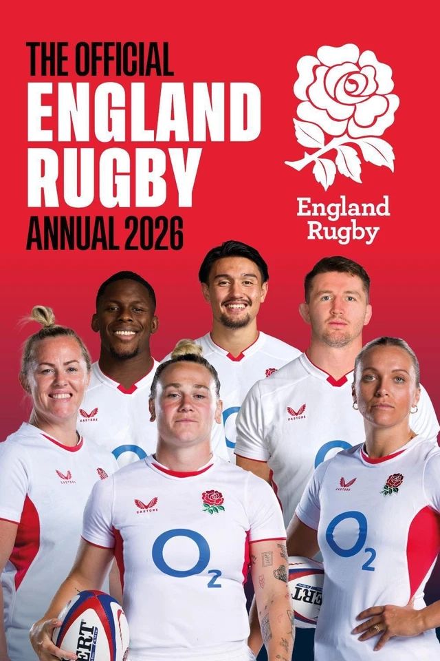 England Rugby Official Annual 2026 by England Rugby Hardcover Book