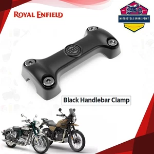 Royal Enfield Black Handlebar Clamp For Interceptor 650 1990446 - Picture 1 of 7