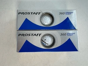 Wilson Prostaff Golf Balls 360 Straight Flight 2 Pack New 6 Balls - Foto 1 di 1