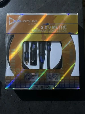 Cable RCA a XLR, Cable RCA doble macho a doble XLR macho, 2 RCA macho a 2 XLR macho Foto 1 de 2