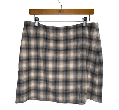 Antigua falda lápiz azul marino para mujer L a cuadros vacaciones otoño preppy academia Y2k Foto 1 de 4