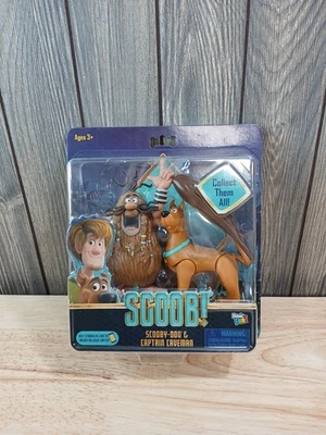 Scoob! Paquete de figuras de acción de la película Scooby-Doo y Captain Caveman *Nuevo* Foto 1 de 2
