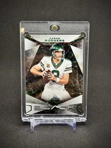 Aaron Rodgers 2024 Panini Black Emerald Prizm /15 SSP - Picture 1 of 4