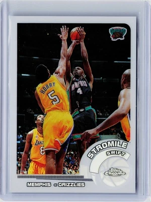 2002-03 TOPPS CHROME WHITE REFRACTOR #39 - STROMILE SWIFT #ED 211/249 (W/ KOBE) - Image 1 of 2