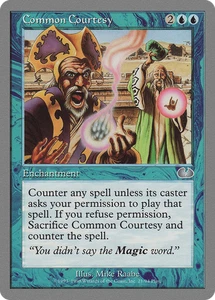 Common Courtesy #21 (MP) Unglued UGL Magic MTG - Picture 1 of 1
