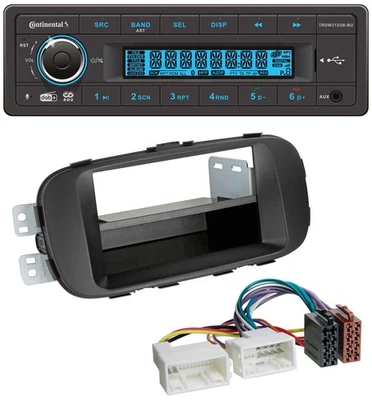 Continental MP3 DAB USB Bluetooth Autoradio für Kia Soul (PS ab 2014) schwarz - Bild 1 von 4