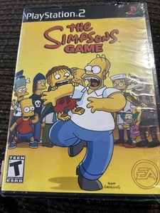 Simpsons Spiel Sony PlayStation 2 PS2 Neu leicht gebrochen Siegel Black Label Video - Bild 1 von 3