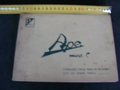 Ape AC 2 Piaggio catalogo parti di ricambio - Immagine 1 di 4