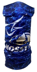 MOSSY OAK NECK GAITER FISHING BLUE AGUA MARLIN UV SUN PROTECTION FACE MASK TUBE - Picture 1 of 5