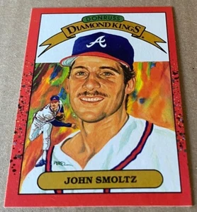 JOHN SMOLTZ HOF 1990 DONRUSS DIAMOND KINGS Karte #8 NM-MT Zustand - Bild 1 von 2