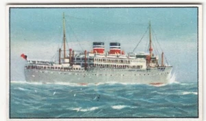 PASSENGER CARGO SHIP LINER KOMBISCHIFF HARLAND & WOLF IMAGE CARD - Picture 1 of 2