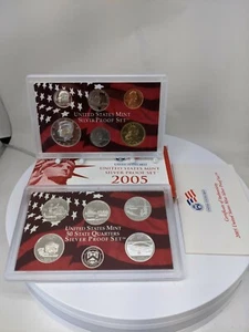 2005-S US Mint SILVER Proof Set With Original Government Packaging - Picture 1 of 5