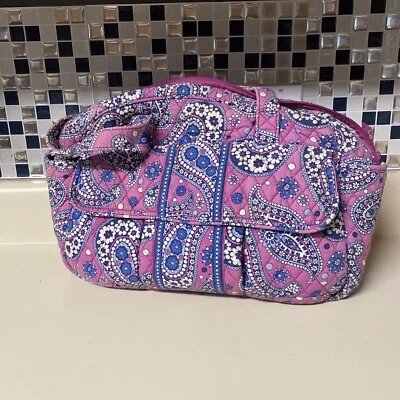 Bolsa de viaje de pañales Vera Bradley organizadora de cachemira púrpura Foto 1 de 4