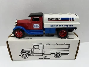 Ertl Marathon Vintage Tanker Truck DieCast Bank 1:25 Scale American Classic New - Picture 1 of 23