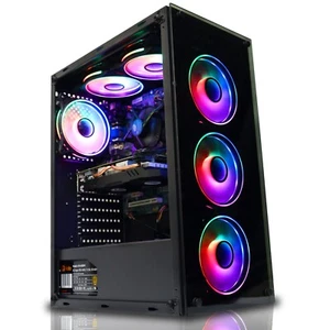 Fast Gaming PC Intel Core i5 32GB RAM 2TB HDD 512GB SSD 2GB GT 1030 Windows 10 - Picture 1 of 8