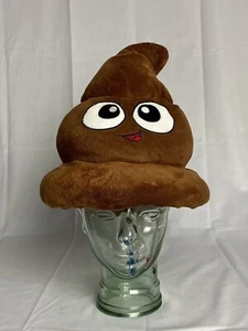 Fiesta Plush Emoji Poop Novelty Hat Brown. ELASTIC ONE SIZE FITS ALL No Tag - Picture 1 of 4