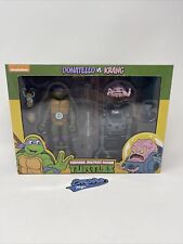 NECA Teenage Mutant Ninja Turtles DONATELLO VS KRANG 2-Pack Figures NEW TMNT