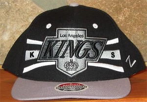 NHL Los Angeles KINGS Hockey Zephyr Baseball Cap Adjustable Snapback Hat - Picture 1 of 4