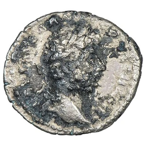 Monnaie romaine - MARC AURÈLE Denier revers PAX - 166 ap. JC - argent - RIC.159 - Imagen 1 de 2