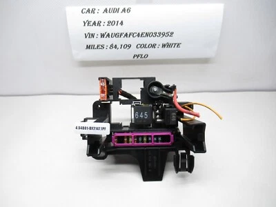 2014 Audi A6 placa de relé esquerdo/suporte 4G1937503A fabricante de equipamento original - Imagem 1 de 4