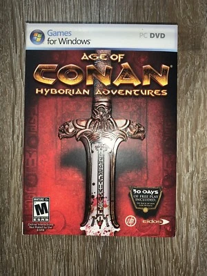 Age of Conan: Hyborian Adventures (PC, 2008) complete in box CIB - Image 1 of 4