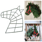 DIY Hanging Wreath Iron Ring Horse Head Hanging Wreath Iron Ring Home Decoration