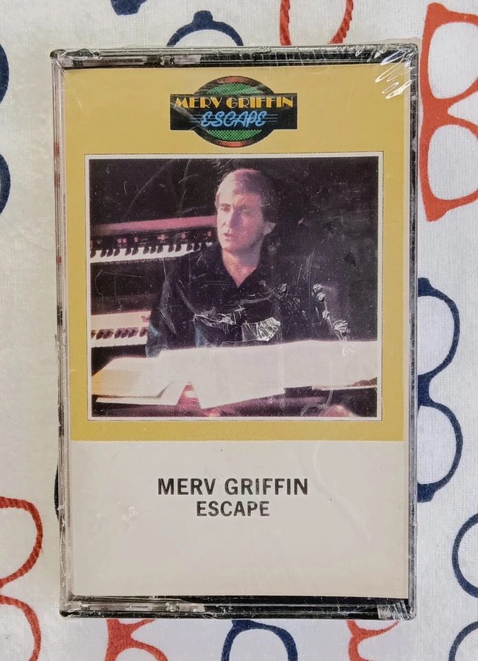 Merv Griffin Escape 1984 Cassette Album New/Sealed Wheel of Fortune Jeopardy - Image 1 of 3