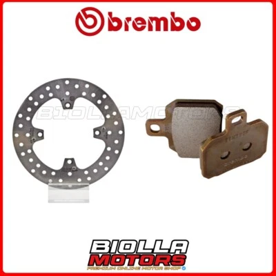 KIT PASTIGLIE + DISCO BREMBO DUCATI STREETFIGHTER 848 2014 POSTERIORE [65 - Fiss Foto 1 de 4