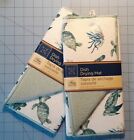 Microfiber Dish Drying Mats  SET OF 2 Turtle Sea Ocean 12" x 18" Home Collection