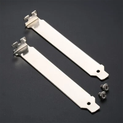 2PCS PCI Slot Cover Bracket W Screws for Full Profile Computer Laptop PC Cases - Image 1 of 4