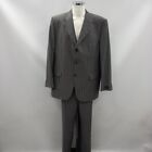 Feraud 2 Piece Suit Trousers Size Jacket 50 Trousers 44 Grey Pin Stripe Rmf02-Lr
