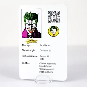 The Joker Self Standing ID Trading Card - Picture 1 of 3