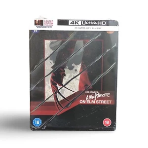 A NIGHTMARE ON ELM STREET 4K UHD + Blu-ray Steelbook Limited Edition Sealed - Afbeelding 1 van 6