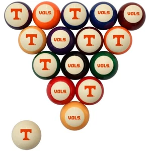 Tennessee Volunteers Billiard Ball Set - Standard Colors - Picture 1 of 1